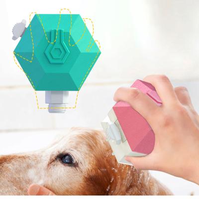 China 2021 Factory Wholesale Low Moq Hot Sell Cheap Pet Cat Dog Grooming Massage Bath Rubber Brush Viable for sale