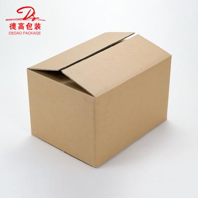 China China Wholesale High Quality Disposable Corrugated Box Packaging , Custom Logo Printed Recyclable Cardboard Shipping for sale