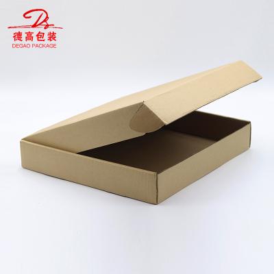 China Recycled Materials Brown Die Cut Folding Lid Cardboard Boxes Postal Mailing Mailing Small Cardboard Boxes for sale