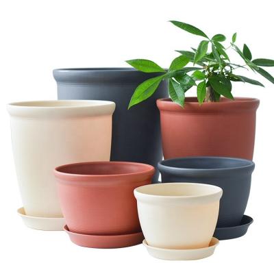 China DEEPBANG Decorative Plastic Flower Pots Garden Planters Large Flowerpot Small Plant Flower Nursery Wholesale Bulk Planter CLASSIC for sale