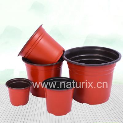 China Wholesale CLASSIC 2022 Polyresin flower pots and planters garden durable outdoor plant flower cheap bulk plastic flower pot for sale