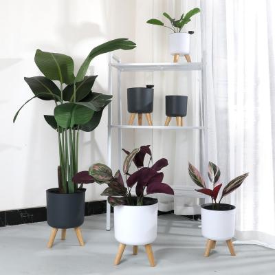 China Wholesale Modern Deepbang Self Watering Smart Planter Self Watering Plastic Planter Pot Garden Self Watering Flower Pot for sale