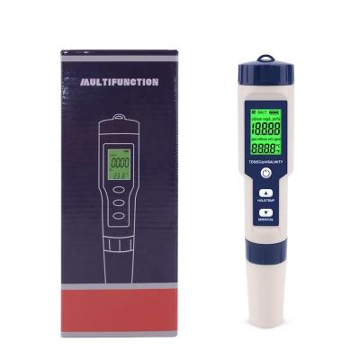 China 5 in 1 pH Meter Salinity Tester Meter Test Salt EZ-B9909SP for sale