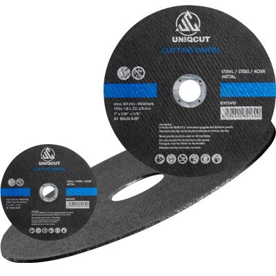 China Metal/INOX 7 Inch 180x1.6x22.2mm Disc Abrasive Cutting Cutting Disc For Metal and Stainless Steel for sale