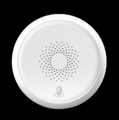 China ZigBee Fireproof Smoke Detector Factory Price SILAP Battery Life Long Smoke Detector for sale