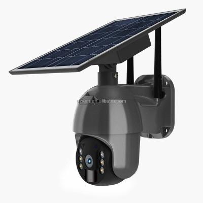 China Ubox App Two-Ways Audio Solar Powered PAN-TILT SILAP 4G Camera Low Power Support for sale