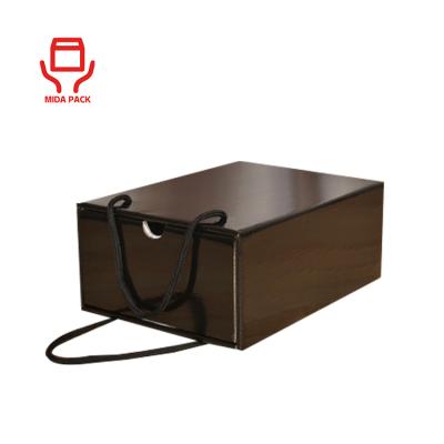 China Recycled Logo Luxury Cheap Plain Cardboard Top Selling Materials Top Selling Custom Packaging Logo Clothing Drawer Slider Shoe Rigid Paper Box For Baby for sale