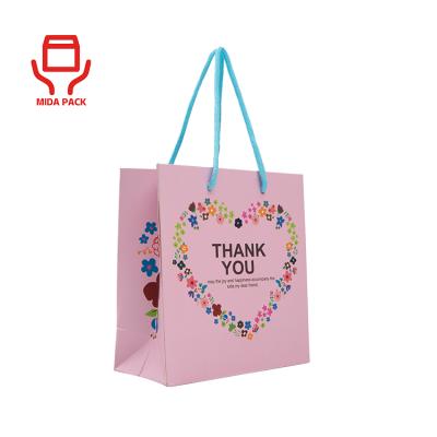 China Eco-Friendly Recyclable Wholesale Customize Boutique Big Small Square Red Colorful Printed Baby Wedding Gift Doorgift Kraft Paper Bags for sale