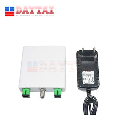 China Active Optical FTTH FTTH CATV PON Node Receiver WDM With Power Supply for sale