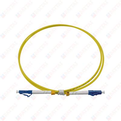 China Best Quality FTTH Manufacturer G652D LC UPC 2mm 3mm Jumper PVC/LSZH Fiber Optic Patch Cord for sale