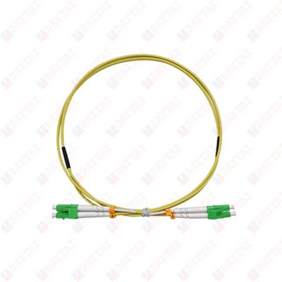 China FTTH Factory Price Low Loss LC APC DX Fiber Optic Patch Tie Down PVC LSZH Fiber Patch Cable for sale