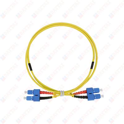 China Factory FTTH Supply Duplex SM Double Core SC UPC Patch Cord Connector Fiber Patch Cable Directly for sale