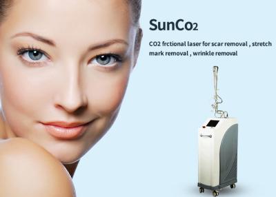 China Acne Scar Removal CO2 Fractional Laser Machine 10600nm Wavelength With RF Metal Tube for sale