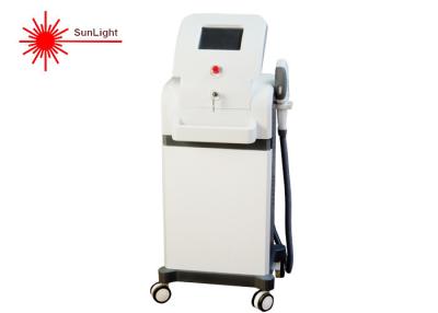 China Elos IPL Laser Hair Removal Machine Skin Rejuvenation Vertical Style White Color for sale