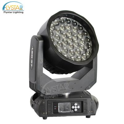 China Zoom Beam Wash 3in1 Party Lighting Blackbird 600 Zoom Beam Wash Effect 37pcs 10w RGBW 4in1 Led Moving Head Light for sale