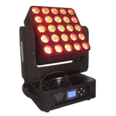 China Pixel-mapping Effect Matrix Head 25pcs 5*5 Moving Light RGBW Led Stage Moving Light For Individual Events Party LED Control for sale