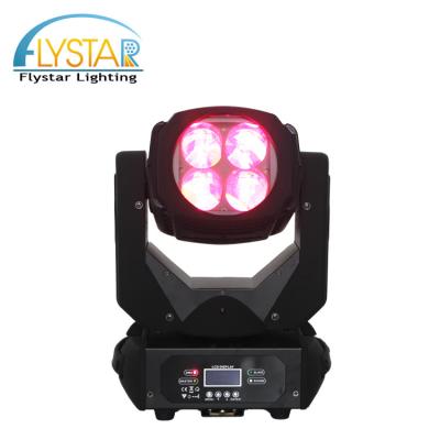 China Guangzhou supplier super beam 4x25 W moving head led rgy with sharpy beam stage effect 31*26*46cm for sale