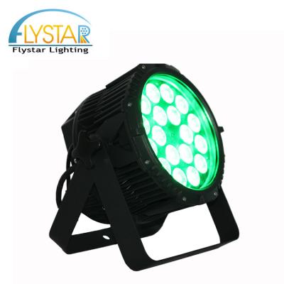 China Good Wash Effect High Quality Waterproof 18x15W 5in1RGBWA Led Par Can Light for sale