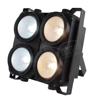 China Garden 4x100W High Effciency COB LED Floor Dance Warm White Effect Led Visual Blinder Matrix Light for sale