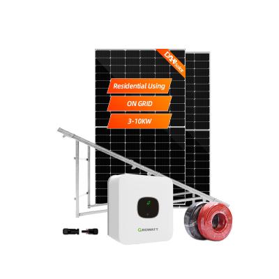 China Home Solar Kit 2kw on grid solar system 2kw 2000W home power photovoltaic system for sale