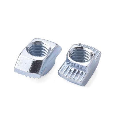 China Automotive Industry Wholesale M4 M5 M6 M8 Slot T-Nut Hammer Nuts 5 6 8 10 For 2020 3030 4040 4545 Series Aluminum Profile for sale