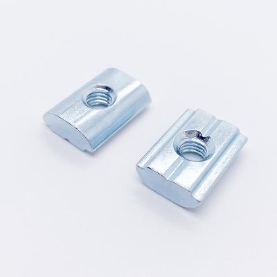 China General Industry Free Sample 5 Slot 6 8 10 Slide T-Nut M4 M5 M6 M8 T Slot Hammer Nut For All Series Aluminum Profile for sale