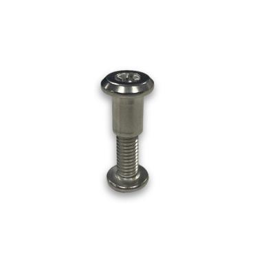 China 304 316 Stainless Steel Joint Joint Nut Bolt Cross Joint Finger Joint Furniture Connector Finger Barrel Nuts 12 Length for sale