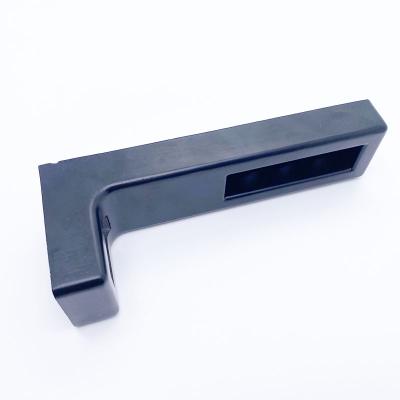 China Aluminum Profile Floor Support For Material Surface Aluminum Alloy Aluminum Profile Black Floor Brackets for sale