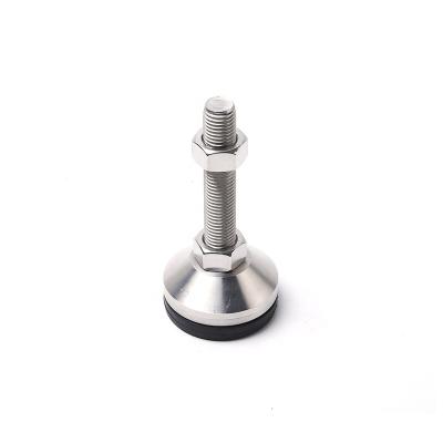 China 304 stainless steel modern adjustable leveling feet M14*100-D80 for sale