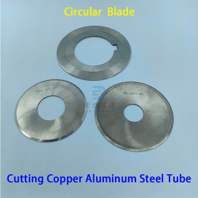 China High Accuracy Copper Aluminum HSS Slitting Blade For Heat Exchanger Tube for sale