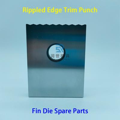 China 5ｍｍ HSS ASP30 Upper Rippled Edge Trim Punch For JDM Fin Press Line for sale