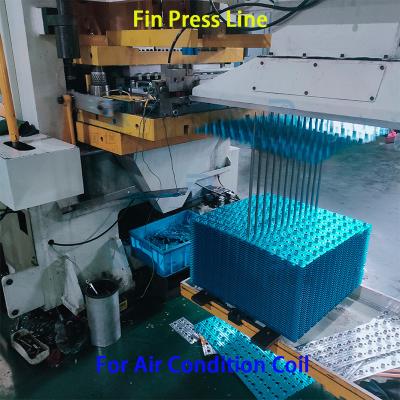 China Full Automatic Aluminum Foil Close Type Fin Press Line For Fin Press for sale