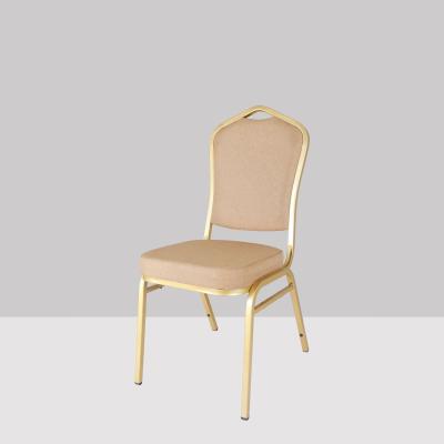 China Modern Wedding Stackable Furniture Banquet Wedding Party Chair Hotel Furniture With Metal Legs for sale