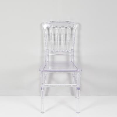 China Modern Wholesale Hotel Outdoor Stacking Chiavari Crystal Resin Acrylic Wedding Event Chair MGA2020003 for sale