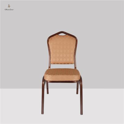 China Home Wholesale Furniture MGI2020024 Hotel Restaurant Metal Stacking Dining Banquet Chair for sale