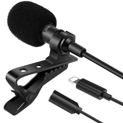 China Super Sound for Audio Video Recording Mini Microphone for iPhone Portable Detachable Lapel Microphone for Xiaomi Android Camera PC Laptops iPhone iPad DSLR Smartphone for sale