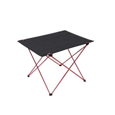 China Factory Supply Ultralight Beach Hiking Portable Camping Travel FT100 600D Oxford Aluminum 7075 Foldable Table for sale