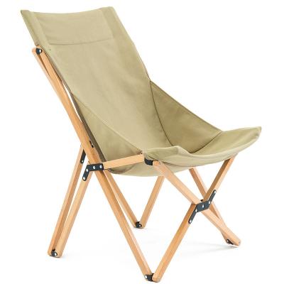 China Wood Camp Chair Folding Outdoor Wood Folding Chair Camping Folding Chair for sale