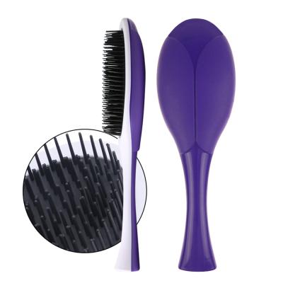 China Cushion Customized High Quality Plastic Hair Detangle Comb Comb Natural Bristle Hair Brush Hair Straightener Comb for sale