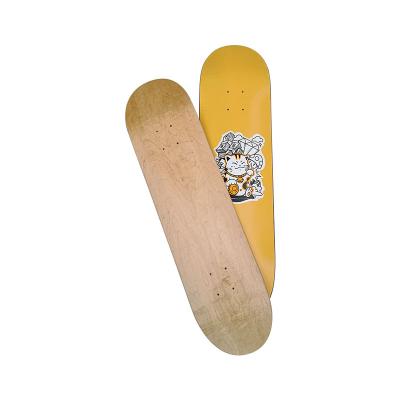 China 100% Canadian Custom Made Adult Maple Skateboard Skate Deck With Fiberglass Composite Material for sale