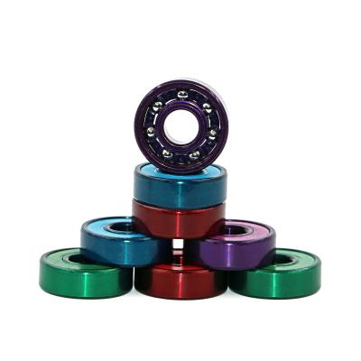 China 627 RS Scooter Bearing Pro Anodized Color 608 RS Quality Skate Bearing For Skateboard Longboard Scooter for sale