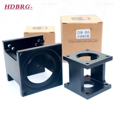 China Aluminum linear step motor bracket aluminum alloy machine accessories for stepping motor and servo motor adapter for sale