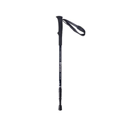 China Inner Lock Alpine Carbon Alpine Stick Folding Mountain Skiing Stick Three Section Shrink Telescopic Walking Stick Custom for sale