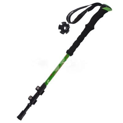 China Aluminum Alloy Telescopic Aluminum Alloy Walking Pole External Lock Carbon Telescopic Lock Lengthened Climbing Hiking Trekking Ski Pole for sale