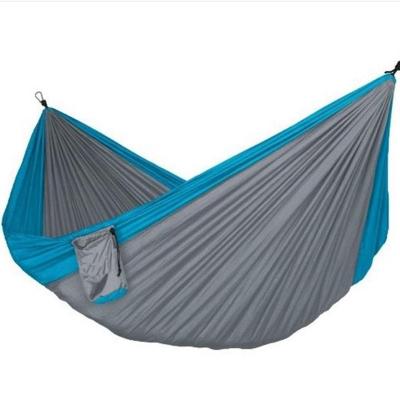 China Easy Install Wholesale Outdoor Portable Lightweight Parachute Hammock With 210T Nylon Spinning for sale