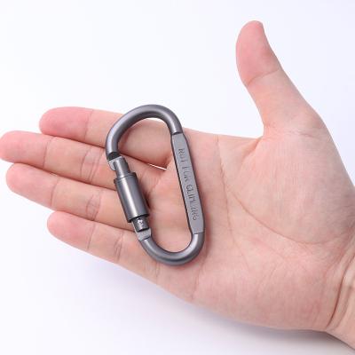 China Outdoor Camping Ourdoor 5pcs Aluminum Carabiner Hunting Survival Equipment Kit Lock Tool for sale