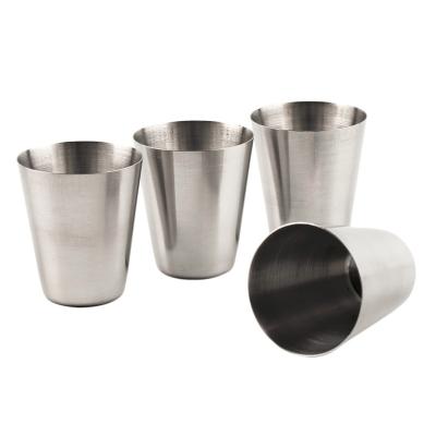 China Stainless Steel 1 Stainless Steel 4 Cup Coffee Camping Drinking Tea Set With Case For Outdoor Newcomer for sale