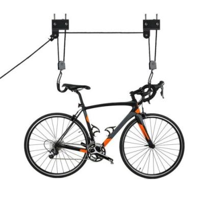 China Durable Wall Mounted Bike Rack Ceiling Hanging Racks Ceiling Bicycle Storage Lift for sale