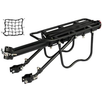 China Sturdy and Steady Bicycle Accessories Bike Rear Rack Aluminum Bike Carrier Rack for sale