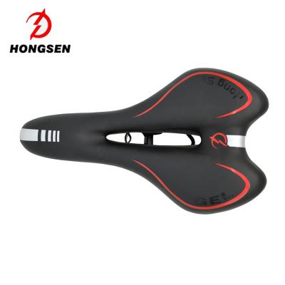 China Seat-Breathable Mountain Bike Gel Bike Saddle Cushion With Spring Cavity Design 26.7x16cm for sale